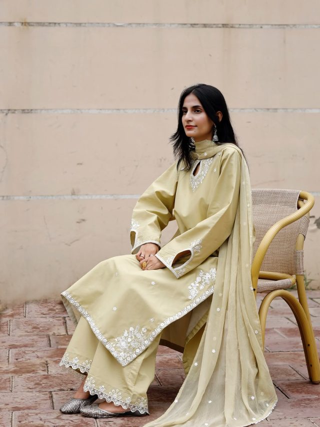 Apple Mist by Laazim collection | 3-Piece Stitched Suit, Ready to Wear, Summer Collection