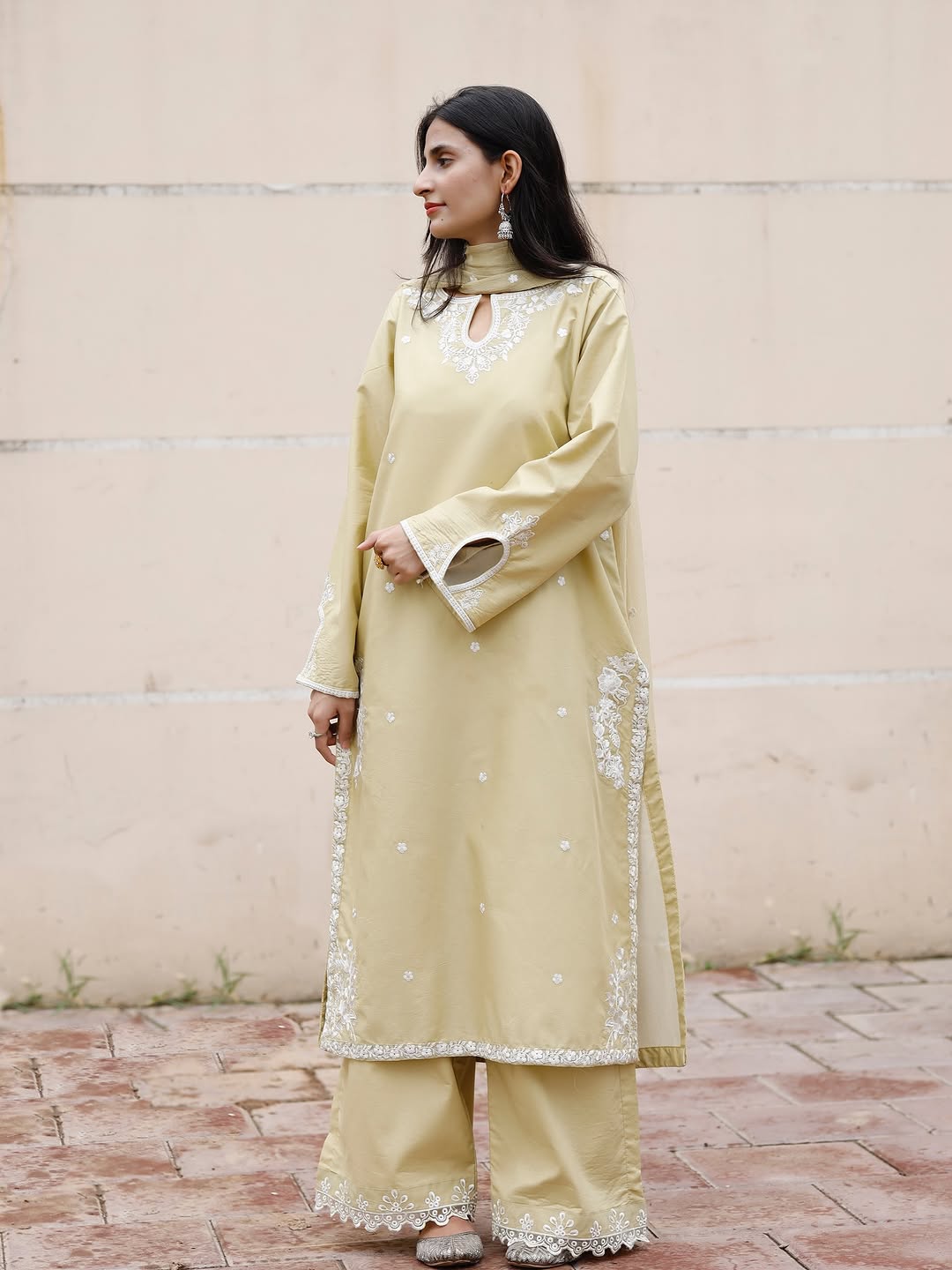 Apple Mist by Laazim collection | 3-Piece Stitched Suit, Ready to Wear, Summer Collection - Image 5