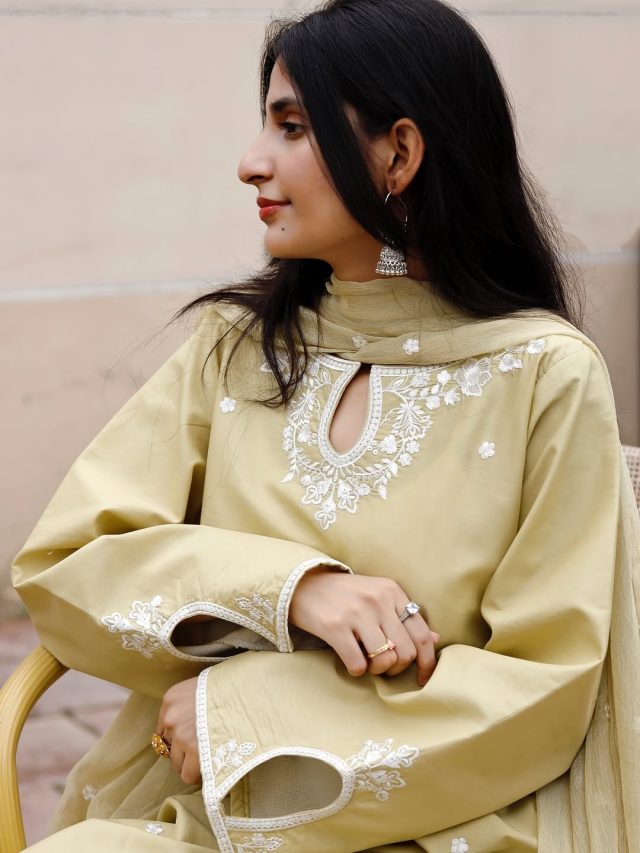 Apple Mist by Laazim collection | 3-Piece Stitched Suit, Ready to Wear, Summer Collection - Image 6