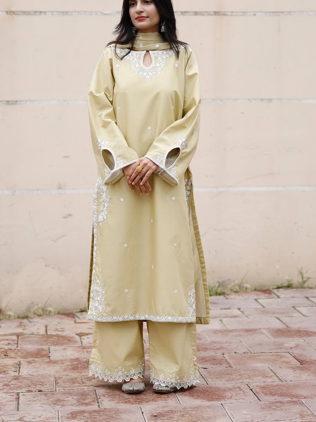Apple Mist by Laazim collection | 3-Piece Stitched Suit, Ready to Wear, Summer Collection - Image 7