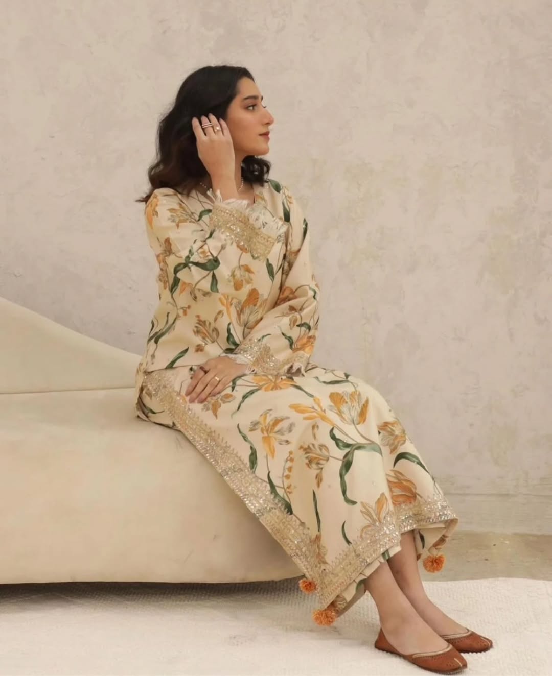 Ivoray Flora by Laazim collection | 2-Piece Stitched Suit, Ready to Wear, Summer Collection