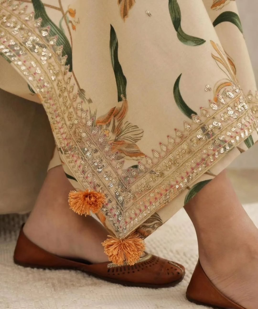 Ivoray Flora by Laazim collection | 2-Piece Stitched Suit, Ready to Wear, Summer Collection - Image 4